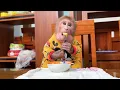 Download Lagu Bibi enjoys the harvested green beans and delicious desserts!