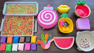 Super Satisfying Old Slime Mixing with Clay