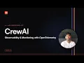 CrewAI Monitoring and Observability with OpenTelemetry