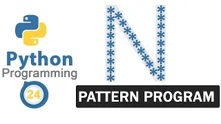 Python Pattern Programs Printing Stars in N Shape