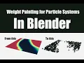 Blender How-to Tutorials Weight Painting for Particle Systems