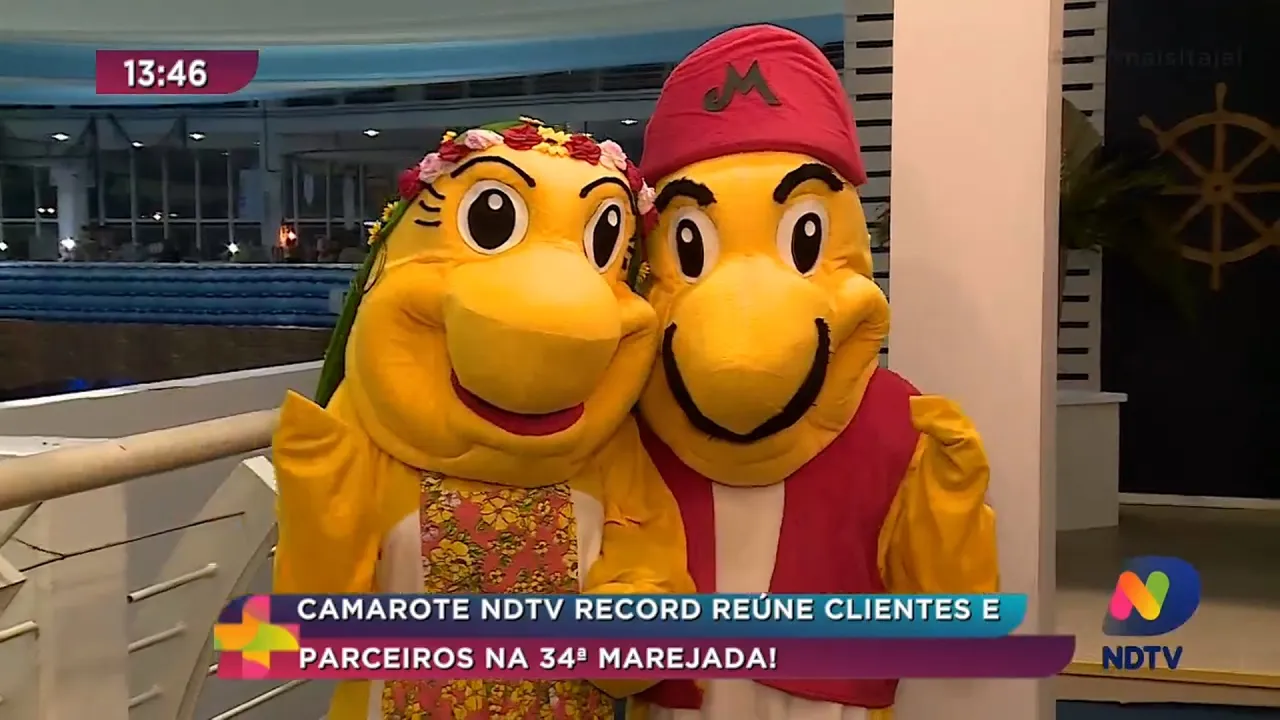 Camarote NDTV Record reúne clientes e parceiros na 34ª Marejada