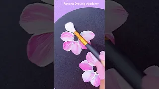 Easy Acrylic Painting for Beginners How to paint Flowers Painting Tutorials