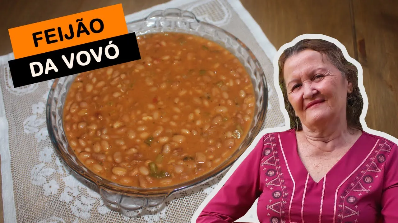 ???? Feijão da Vovó Receita Simples (Temperado e Saudável)