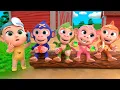 Five Little Monkeys Jumping on the Bed | CocoBebe Nursery Rhymes \u0026 Kids Songs