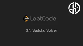 37 Sudoku Solver LeetCode