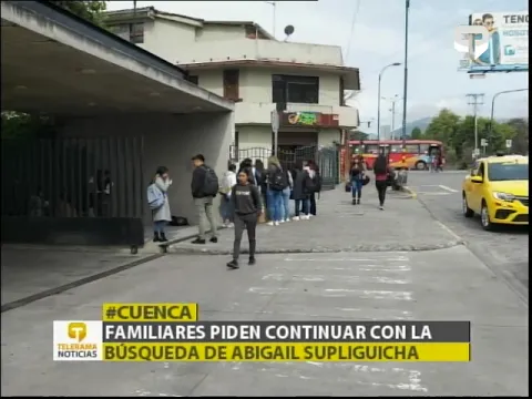 Familiares piden continuar con la búsqueda de Abigail Supliguicha