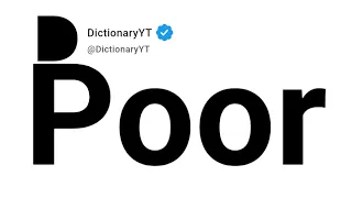 Poor Antonyms Opposite Words