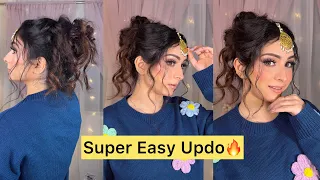 🌸 “This Messy Bun Changed My Wedding Guest Look! 😍 Super Easy Updo