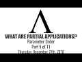 What Are Partial Applications - 5 of 11