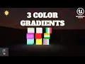 3 Color Gradients in Unreal Engine Beginner Friendly Tutorial