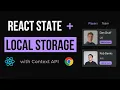 How to Save React State to Local Storage with Context API