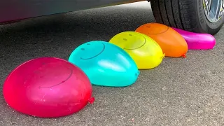 Experiment Car vs Giant Balloons from Toothpaste Eruption with Cola, Fanta vs Mentos | Test Ex