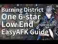 Download Lagu 【Arknights Annihilation 26】 Burning District | One 6 Star | Easy AFK Guide