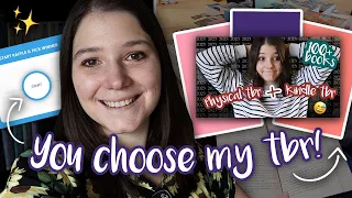 reading books YOU chose from my owned tbr reading vlog CC