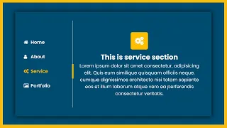 How to Make Animated Vertical Accordion Tabs using HTML CSS JavaScript Verticle Tabs Design