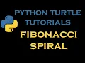 Python Turtle Tutorials 29 Fibonacci Spiral