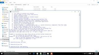 how to make executable jar file without using any IDE