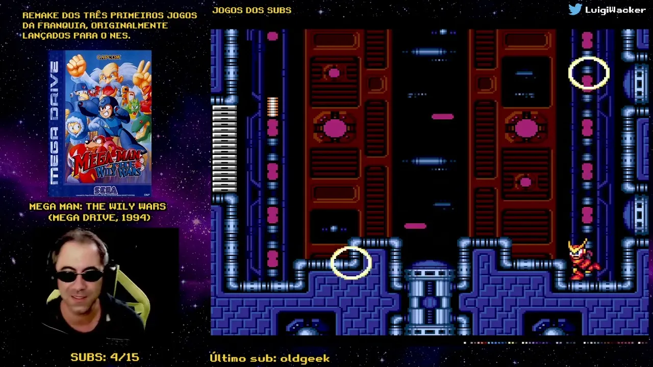 Mega Man: The Wily Wars (Mega Drive) - 3° Dia (Jogos dos Subs)