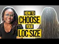 How To Choose Your Loc Size Parting Watch This BEFORE Starting Your Locs