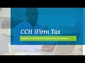 CCH iFirm Tax Overview