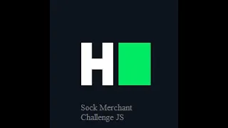 HackerRank The Sock Merchant Challenge using JavaScript