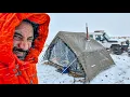 -12 C Blizzard Survival 2 Nights Camping in a Hot Tent