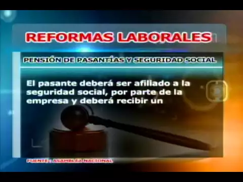 Reformas contemplan ajustes a código laboral y al seguro social