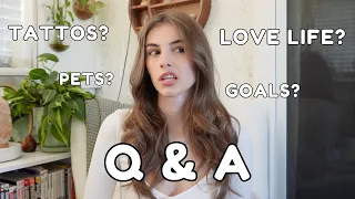 Q A Love life Hobbies Life goals Pets Top 3 Books Eva Cudmore Q A