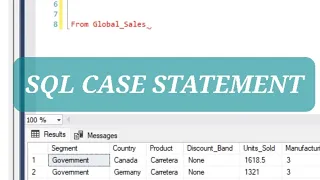 How to write a SQL case statement