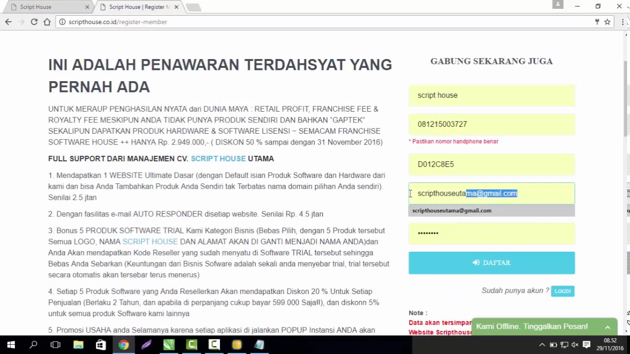 Cara klaim kode voucher pada pembelian pelatihan Zenius education di Tokopedia