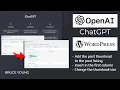 Use Chat GPT WordPress to add the post thumbnail to the first column in post listing in wp admin