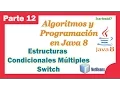 Estructura Multiple Switch en java 12-25 Curso de Java - Algoritmos y Programacion en Netbeans