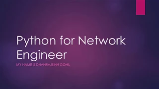 Python for Network Engineer Course Overview