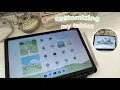 Customizing my android tablet Cute Aube Blue Theme icons widgets cozy wallpaper Redmi Pad Pro