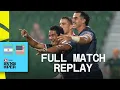 INCREDIBLE golden point win! π₯ | Argentina v USA | Perth HSBC SVNS 2025 | Full Match Replay
