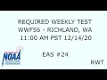 WWF56 - Required Weekly Test