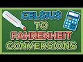 Celsius to Fahrenheit Conversions in just 2 steps - Nursing Math