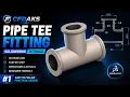 Pipe T-Junction - Step-by-Step CAD Design