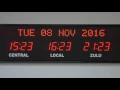 BRG Precision Product s 668V - 7 Zone Programmable Time Zone Clock