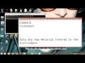 Types Of Entries in Gwbasic