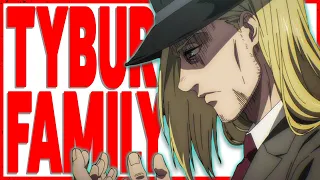 the tybur family u0026 warhammer titan explained attack on titan