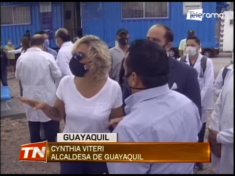 En Guayacanes se hicieron trabajos de fumigación y desinfección