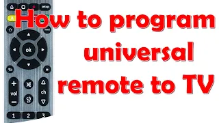 How to program universal remote to TV Easy setup guide