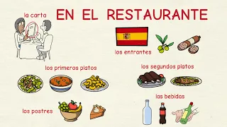 Aprender español: Comer en un RESTAURANTE (nivel intermedio)