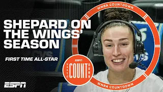 Wings forward Jessica Shepard on being named a WNBA All-Star for the first time WNBA Countdown
