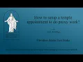 Temple Sign Up Tutorial