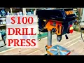 WEN 4208T Drill Press Unboxing Setup Test