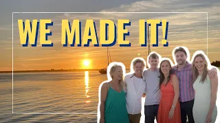 E18 SIX people and a DOG living ABOARD a TINY BOAT