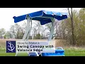 How to Make a Swing Canopy with Valance Edge
